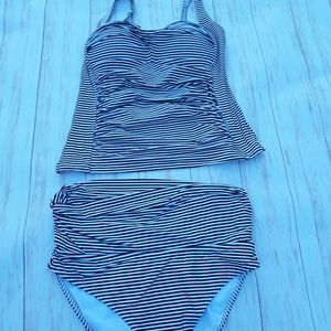 Stripped Tankini